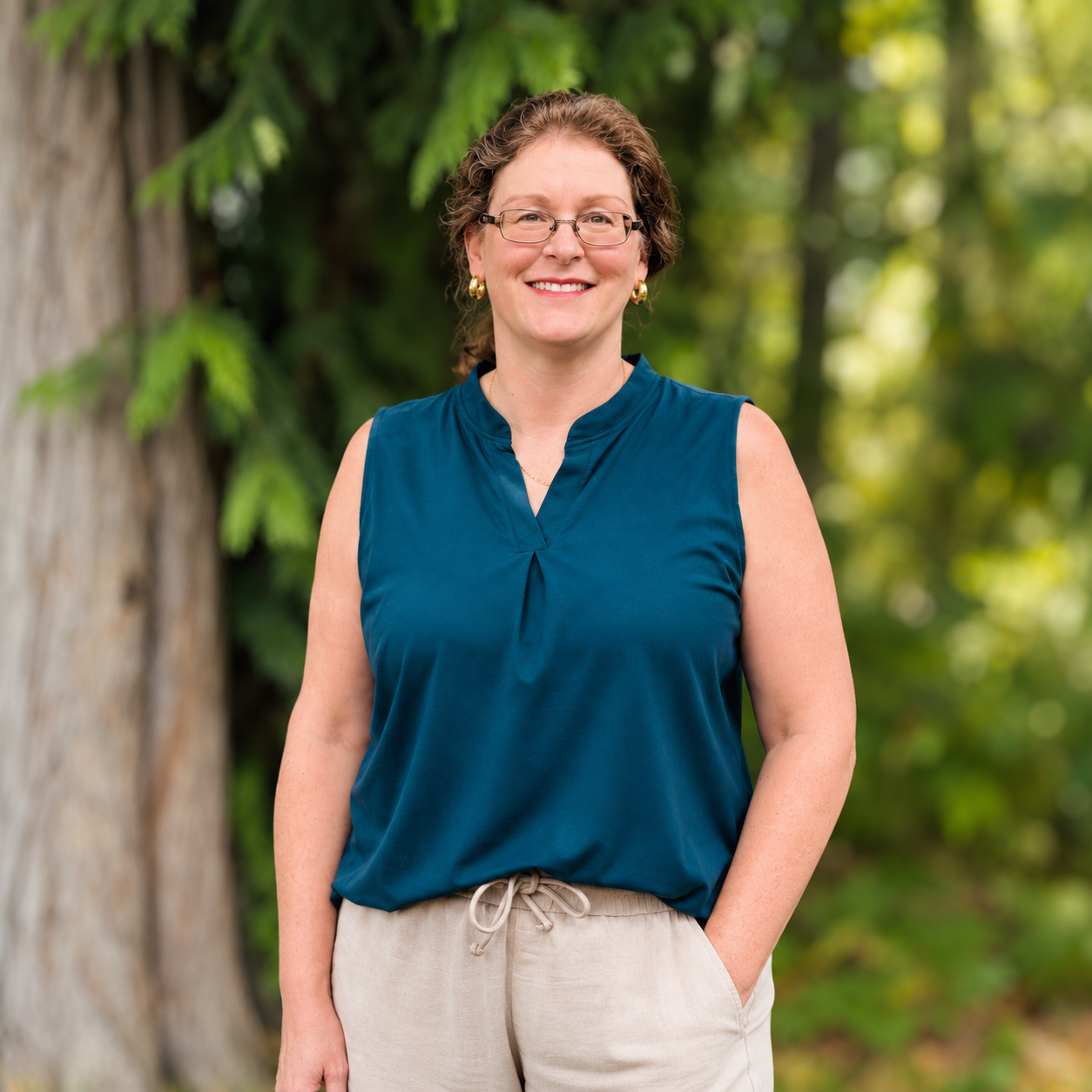Campaign portrait of Deborah Law, candidate for Colwood Council